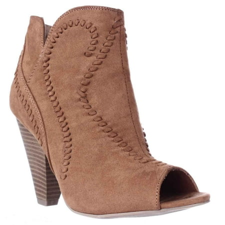 womens booties cognac