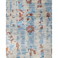 thumbnail image 3 of Ikat One-of-a-Kind Hand-Knotted Area Rug - Blue, 8' 1" x 9' 9", 3 of 9