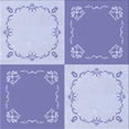 thumbnail image 1 of Ahgly Company Machine Washable Indoor Square Transitional Medium Slate Blue Area Rugs, 5' Square, 1 of 7