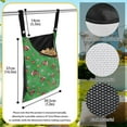 thumbnail image 6 of SEANATIVE Christmas Dachshund Clothespin Bag Green Laundry Hanging Storage Organizer Clothespin Holder with Large Opening for Clothesline Outdoor Clothespin Storage, 6 of 7