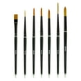 thumbnail image 5 of Creative Mark Best Golden Taklon Paint Brushes- Try-Me Watercolor Set of 7- Multi-Diameter Natural Bristle Watercolor Brushes- Short Handle Paint Brush For Artists, Watercolor, Acrylic Paint & Gouache, 5 of 7
