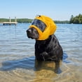 thumbnail image 4 of Transparent Dog Bath Cap – Waterproof Ear Protector for Swimming & Shower, Adjustable Elastic Fit Keeps Ears Dry, Soft Comfort Head Cover for Small to Large Breeds, 4 of 6