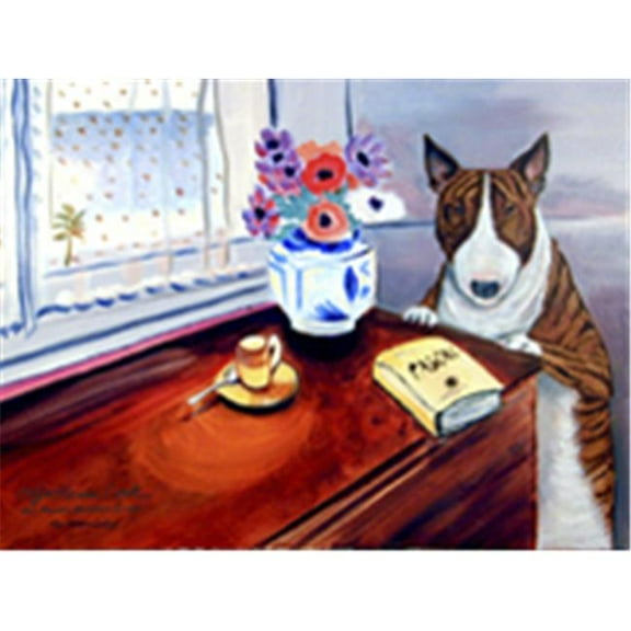 8 x 9.5 in. Bull Terrier Mouse Pad, Hot Pad or Trivet