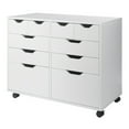 thumbnail image 1 of Winsome Bacs et Tiroirs Halifax Rangement Multiple Armoire Mobile Grand Finition Blanche, 1 of 14
