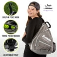 thumbnail image 5 of Franklin Sports Pickleball Sling Bag - Pickleball Equipment Backpack - Gray, 5 of 7