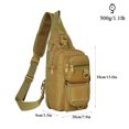 thumbnail image 4 of TFixol Mochila de hombro para exteriores de 7 L, bandolera compacta para senderismo al aire libre, 4 of 8