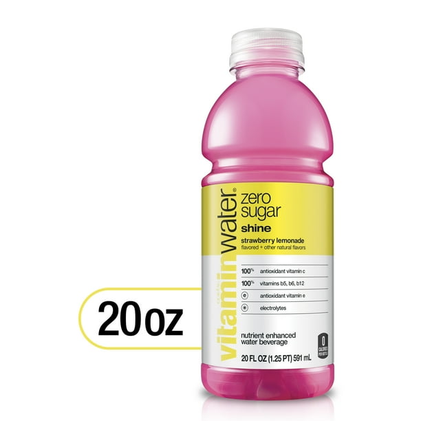 vitaminwater zero shine, electrolyte enhanced water w/ vitamins