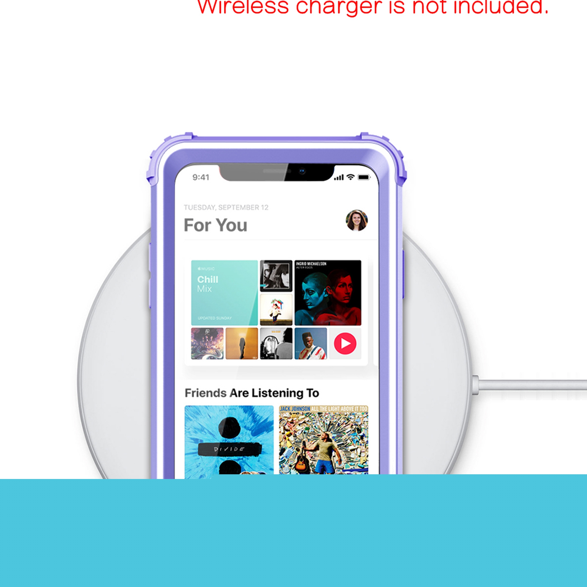 thumbnail image 4 of Dteck iPhone XR Case, Dteck Heavy Dual Layer Rugged Shockproof Case Hard PC Protective Back Cover For Apple iPhone XR 6.1 inch, Light Purple, 4 of 9