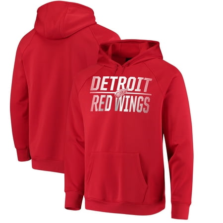 Tomas Holmstrom Detroit Red Wings - Detroit Red Wings Fanatics Branded Overtime Raglan Pullover Hoodie - Red