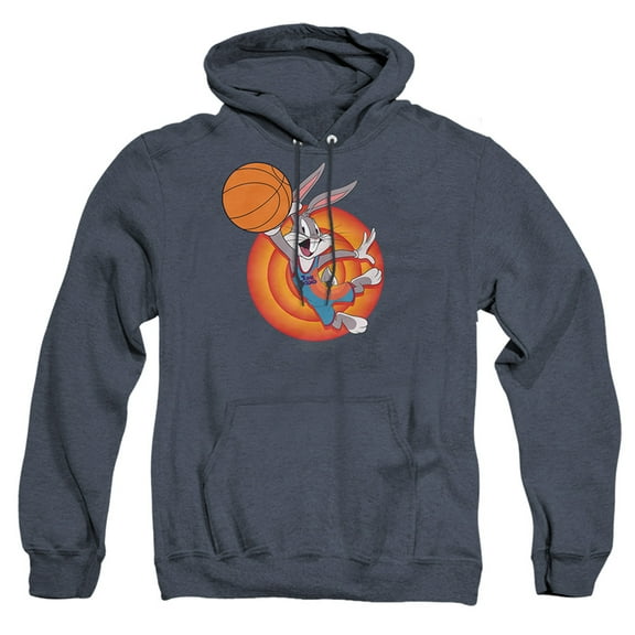 Space Jam: A New Legacy Bugs Slam Unisex Adult Pull-Over Heather Hoodie, Bugs, Medium