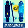 thumbnail image 2 of Skateboard Deleven 22 con ruedas LED, herramienta de skate para todas las edades, 2 of 7