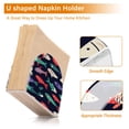 thumbnail image 4 of Table Napkin Holder, One Sizex2 Kitchen Napkin Holder Acrylic Napkin Holder Restaurant Napkin Holder Color Fish Pattern, 4 of 9