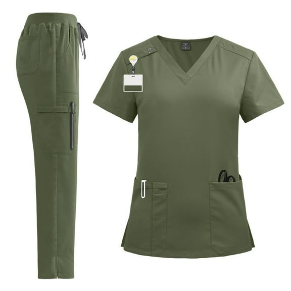 Highly Popular Scrub Sets in Europe, America and Southeast Asia: Ideal for Daily Work Two-Piece Uniforms, Comfortable Workwear