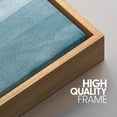 thumbnail image 4 of IDEA4WALL Framed Canvas Print Wall Art Set of 3 Blue Wash Brushstroke Watercolor Nature Wilderness Cozy Neutral Modern Art Decorative Contemporary Minimal for Rooms - 24"x36"x3 Natural, 4 of 5