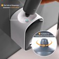 thumbnail image 3 of Toothpaste Dispenser Wall Mounted for Bathroom Automatic Toothpaste Squeezer for Kids and Adult (Grey and Black), 3 of 13