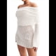 thumbnail image 2 of Vestido Elegante Tipo Suéter de con Hombros Descubiertos para Mujer, Ajustado, de Larga y Crochet S, 2 of 10