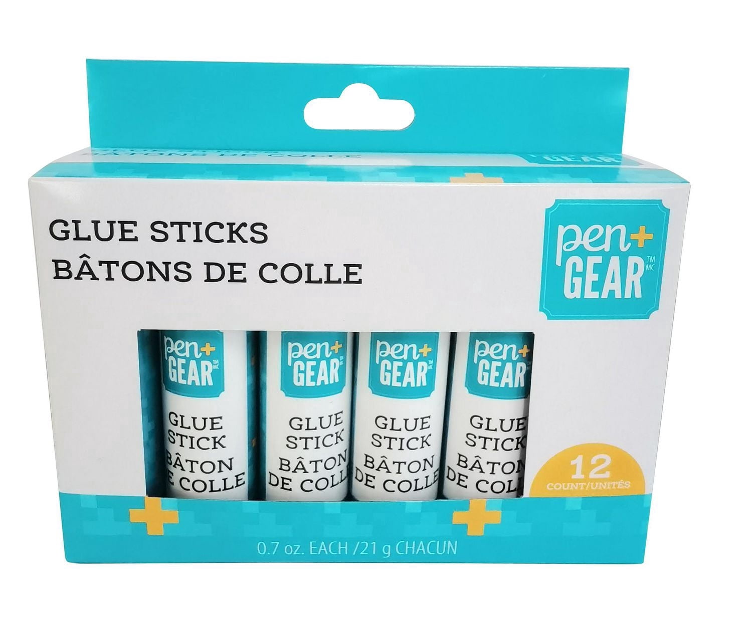Pen+GEAR Glue  Stick 12pk *21g(0.7oz) Packed  in Paper Box, Dry Time 5–10 Minutes.