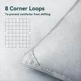 thumbnail image 2 of ELEMUSE Down Comforter King Size, All Season Soft and Fluffy Duvet Insert, 50% Feather Fill Bed Comforters, Luxury Tencel Cover (90×106, Grey), 2 of 7
