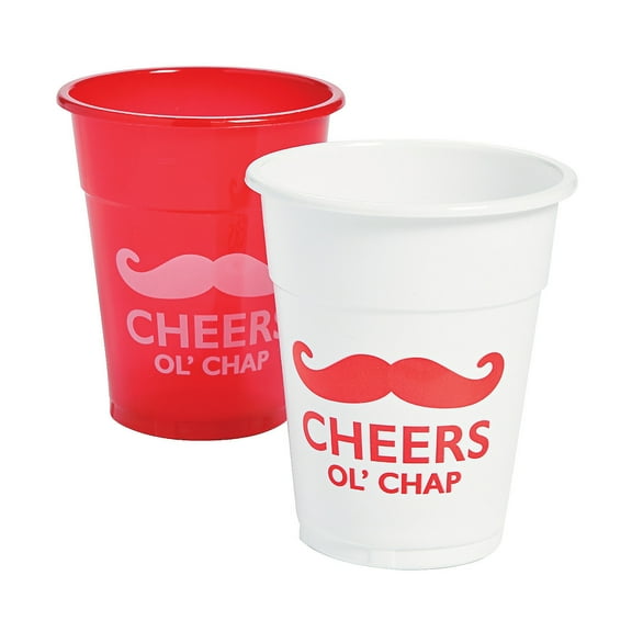 British Party Disposable Cups - Party Supplies - 25 Pieces