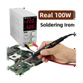 thumbnail image 3 of PTS200 V2 PD 100W Electric Solder Iron Portable Fast Heating Tin Open Source Support PD3.0 Firmware Upgrade, B2 Tip, 3 of 8