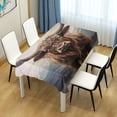 thumbnail image 7 of Coolnut Highland Cows Rectangle Tablecloth Waterproof Polyester Table Clothative Stain Resistant & Wrinkle Resistant Washable Table Cover for Dining Table/Party/Camping 60x90 Inch Decor Gift, 7 of 7