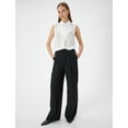 thumbnail image 4 of Buttoned Ruffle Neck Shirt, 4 of 6