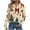 Style 8, variant on Womens Fall Tops Long Sleeve V Neck Button Down Christmas Shirts Holiday Party Wear Seasonal Print Loose Fit Comfort Style Blouse