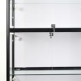 thumbnail image 4 of Caja fuerte de aleación de zinc para puerta de vitrina sin orificios para cerradura de vidrio (01) 5 piezas, 4 of 7