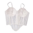 thumbnail image 4 of Warop Women's Sexy Solid Color Bustier Camisole with Underwire and Removable Pads, Bone Support Lace Trim Tank Top for Daily Wear and Layering, 4 of 7