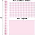 thumbnail image 4 of Pink Checkerboard Wrapping Paper, Gift Wrap for Birthday, Valentines, Mothers day, Graduation, Wedding, Fathers Baby Shower, Christmas (17in x 32.8ft), 4 of 4