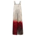thumbnail image 5 of LNZGNM Halloween Womens Jumpsuit Jumpsuit Graphic Printed Square Neck Sleeveless Wide Leg Jumpsuit with Side Pockets and Button Straps,Yellow (XL), 5 of 6