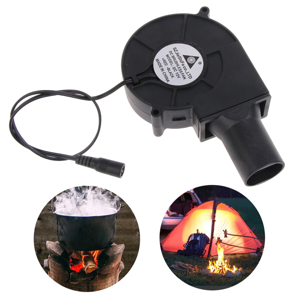 MOMOJIA 5V 2A Centrifugal Blower Fan BBQ Heating Stove USB Powered + Speed Control