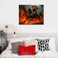 thumbnail image 3 of JRXY Lord Krishna and Arjuna on Chariot During Mahabharata War Poster Print Wall Art HD Living Room Office Home Decoration Artwork Aesthetic Gift 20x16 Inch 20x16in, 3 of 3