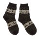 thumbnail image 3 of Calcetines gruesos de mezcla de lana con diseño de alce para invierno, para exteriores, para Navidad, hasta el tobillo café, 3 of 8