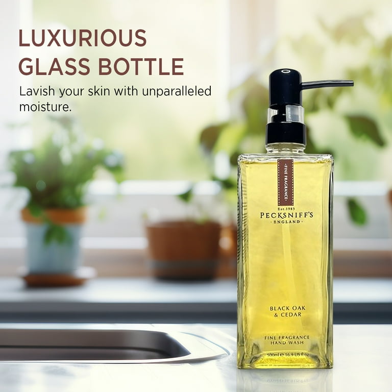 Pecksniff's England Black Oak & Cedar Fine Fragrance Hand Wash