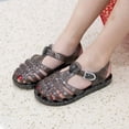 thumbnail image 3 of Sandalias para niños, zapatos de cristal, de 3 a 9 años, para estudiantes de primaria, princesas, Roma, color gelatina, zapatos para niños, 3 of 6