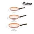 thumbnail image 2 of Juego de sartenes Hudson Color Cobre 3 piezas con Antiadherente Cerámico, 2 of 11