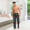 thumbnail image 7 of HPINK-T Mens Sleep Pajama Pants Set Bottoms Capybara Fleece Lounge Sleepwear PJs S, 7 of 7