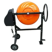 INTSUPERMAI Cement Concrete Mixer Mobile Horizontal Mortar Drum Mixer 205L