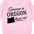 thumbnail image 3 of Inktastic Someone in Oregon Loves Me Toddler Sweatshirt, 3 of 4