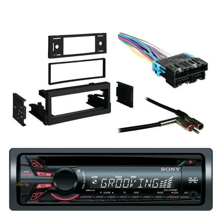 Sony Xplod Cd Receiver with 52x4 Watt Amplifier with Metra Dash Kit For