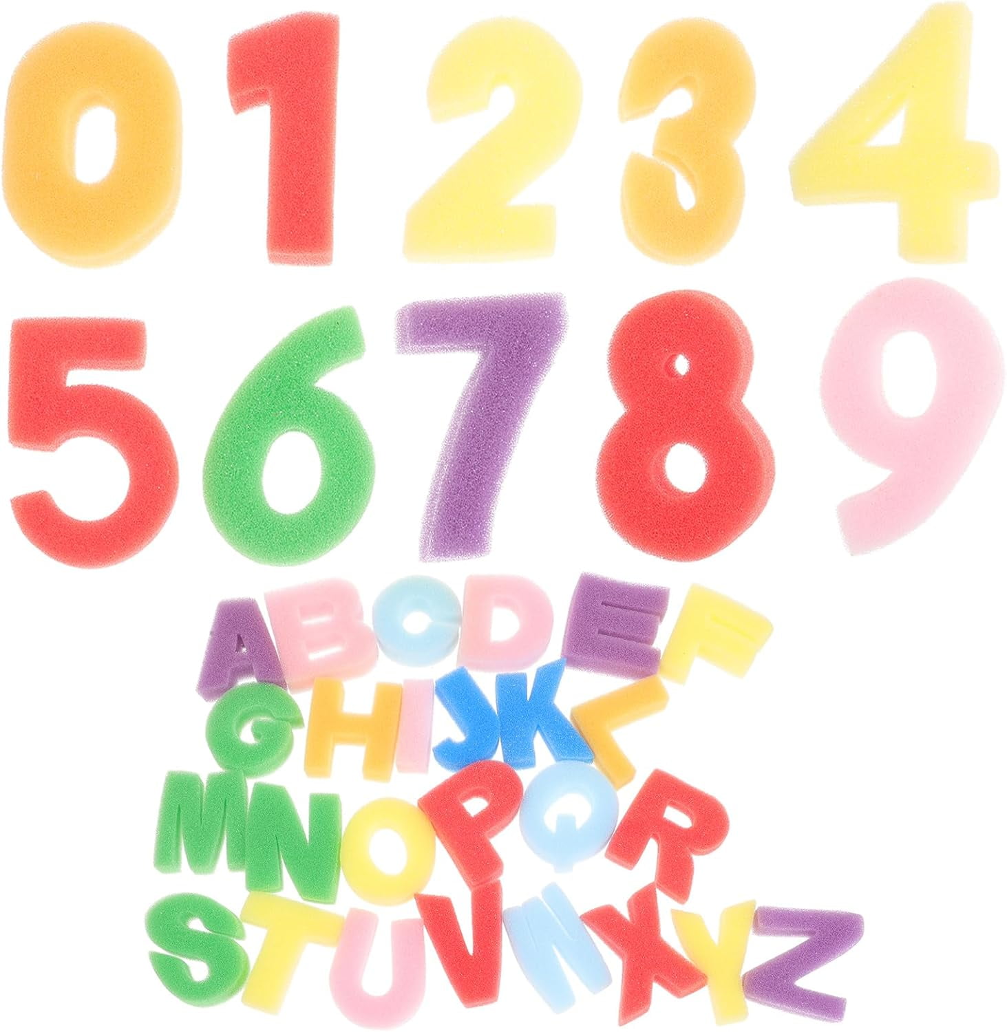 Form Sponge Letters ZOUSSIQI Letter Stamps Sponge Painting Kit for,Foam Letters & Numbers ...