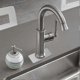 thumbnail image 3 of Stainless Steel Single Hole Kitchen Faucet Cover Plate - 3.5cm Grey Finish for Seamless Kitchen Upgrade, 3 of 4