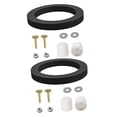 thumbnail image 1 of 5 Sets Toilet Sealing Kit Bolts Rv Toilet Repair Seal Toilet Kit Rv Seals Gasket Rv Gasket Rv Seal Ring Rv Toilet Gasket Seal Rv Toilet Replacement Rv Toilet Ring Seal Plastic, 1 of 9