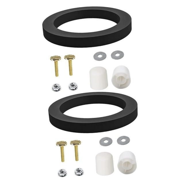 5 Ensembles Kit d'Étanchéité de Toilette Boulons Réparation de Toilette de VR Joint Kit de Toilette Joints de VR Joint de VR Joint de VR Joint de Toilette de VR Joint de Toilette de VR Remplacement de Toilette de VR Anneau de Toilette de VR Joint Plastique