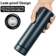 thumbnail image 4 of 17oz Stainless Steel Water Bottles, Slim Water Bottle, Thermo Water Bottle, Insulated Water Bottle Keep Hot for 12 Hrs, Cold for 24 Hrs for Coffee, Drinks（Blue）, 4 of 6