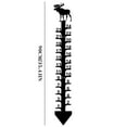 thumbnail image 2 of RKZDSR Christmas Snow Gauge - Metal Snowflake Sizing, Outdoor Rain Gauge Decoration and Holiday Gift, 2 of 2