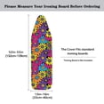 thumbnail image 6 of HELLHERO Soft Fabric Ironing Board Cover with Hook and Loop Retro Daisy Pattern for Tailor 15x54 Inch, 6 of 6