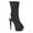 Black, variant on 609-STACY, 6" Peeptoe Ankle Bootie