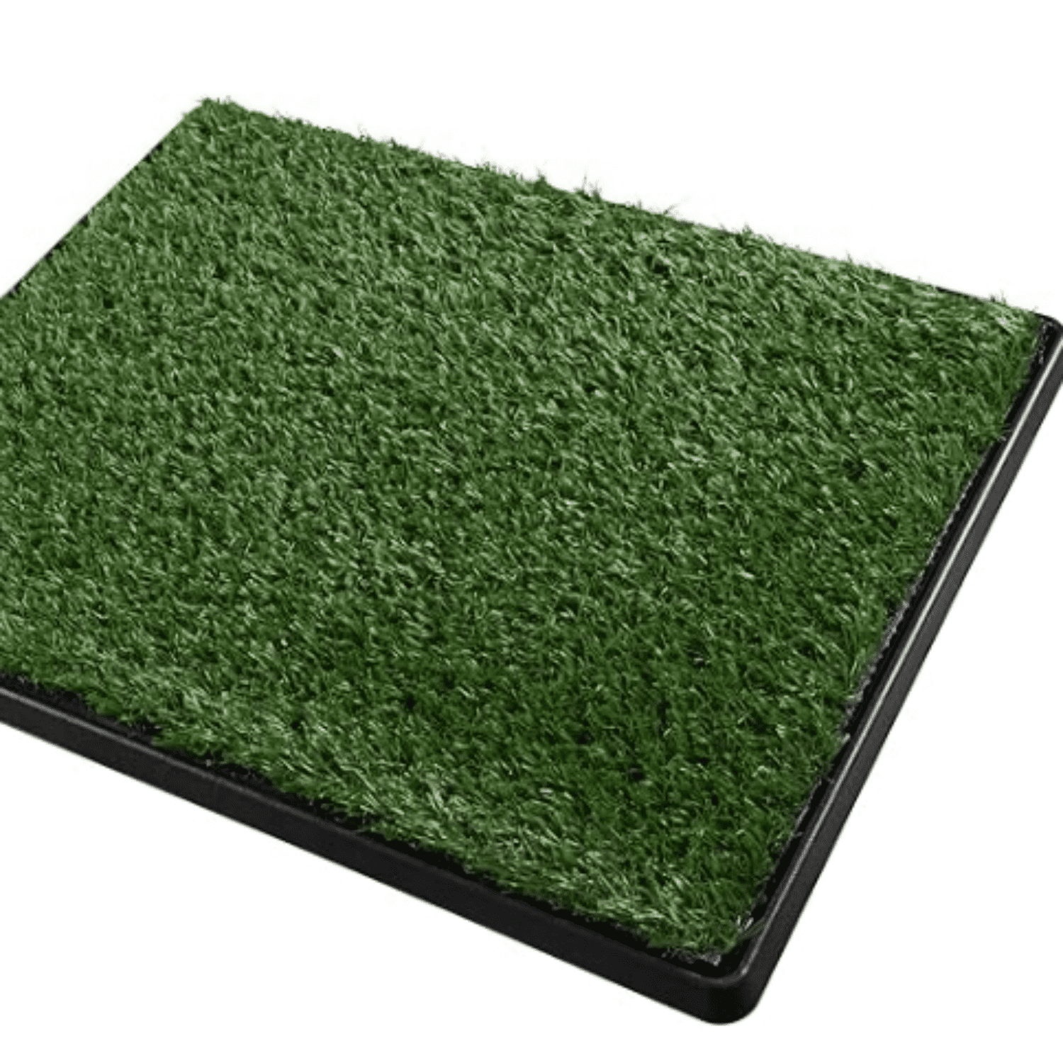 Artificial Grass Puppy Pee Pad for Dogs and Small Pets - 20x30 Reusable 3-Layer Potty Training Pad with Tray - Dog House and Pet Supplies by PETMAKER